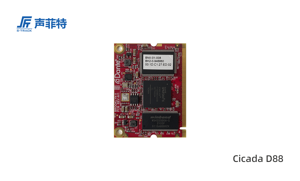聲菲特Dante網絡接口模塊,Cicada D88